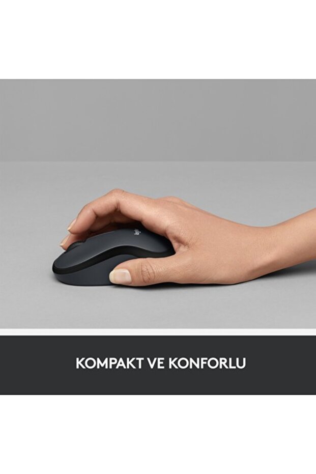 M221 Sessiz Kompakt Kablosuz Mouse Beyaz 910-006511 - 3
