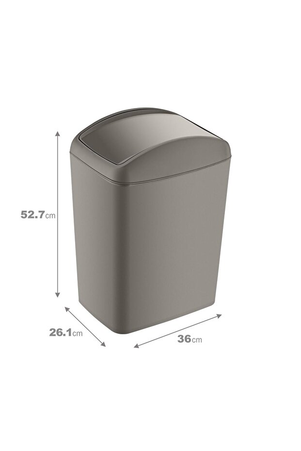 Soft Çöp Kutusu Döner Kapak 40 LT - 2