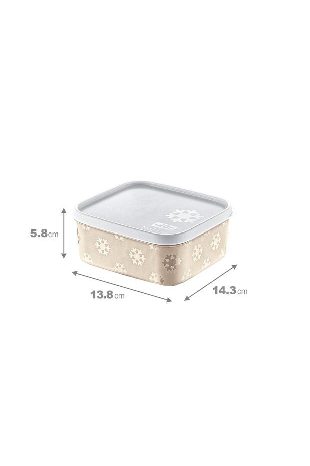 2'Li Set No Frost Saklama Kabı Latte 700 ML - 2