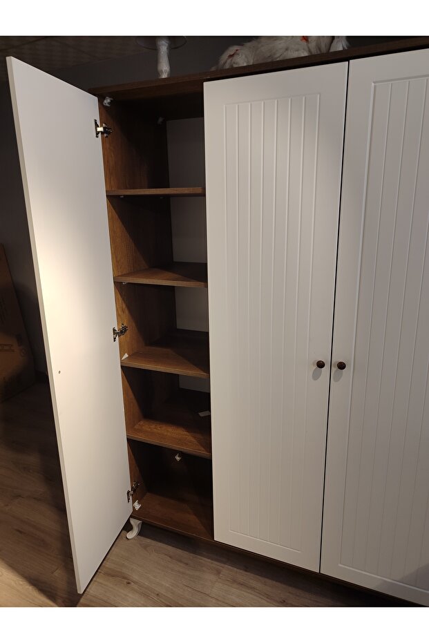 Yüzde 💯 Mdf Boydan Çizgili Dolap - 5