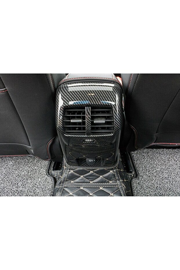 Compatible for Focus 2019+ Rear Interface Coating - Carbon(Abs) - 4