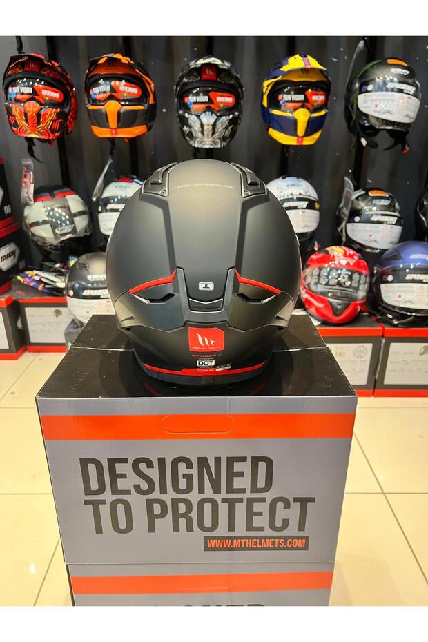 KASK MT FF126 STINGER 2 SOLID A1 MAT SİYAH - 4