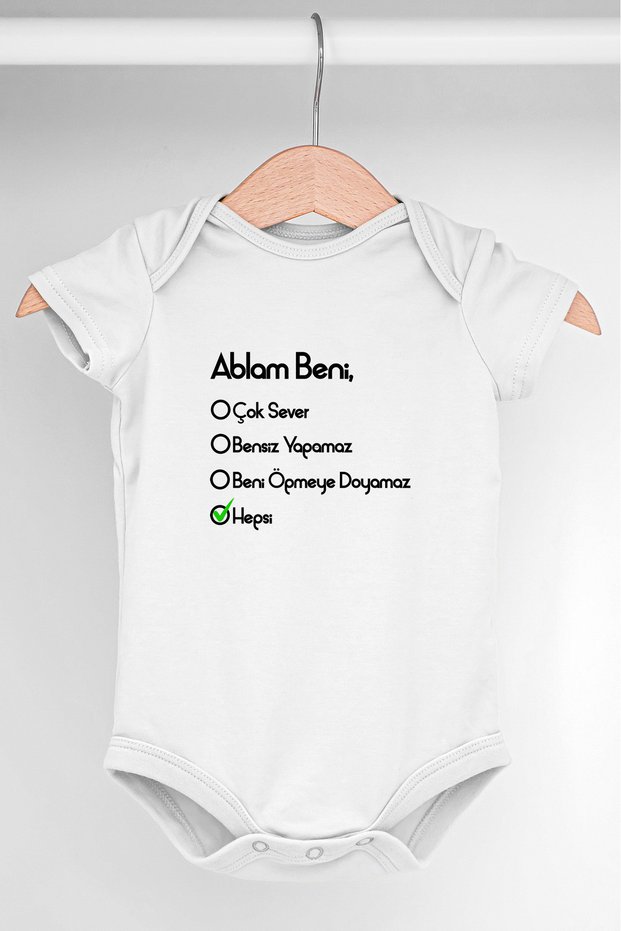 Baby Body Unisex My Sister Loves Me Very Much 100% Cotton Breathable Fabric