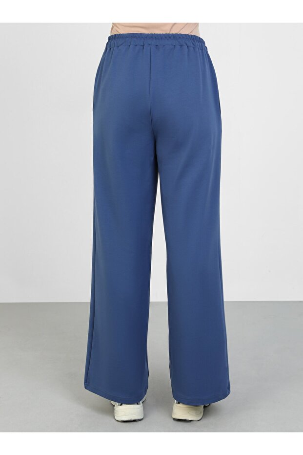 Bol Örme Pantolon- Indigo - Benin - 4