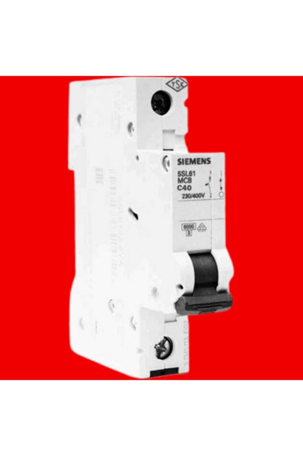 40 Amper C Tipi 6ka 5sl6140-7ya Monofaze Otomat Sigorta - 5