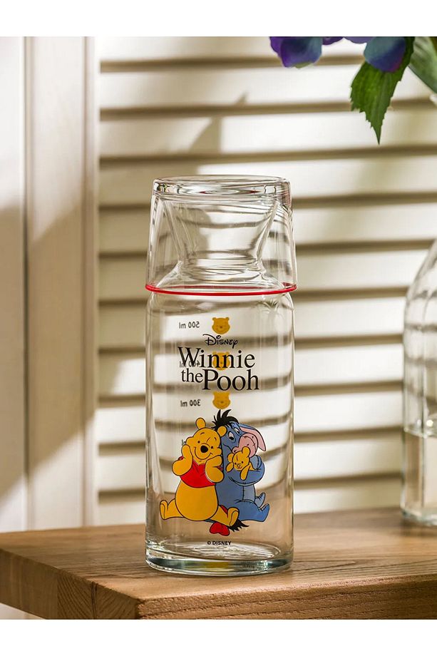 LCW Karışık Winnie The Pooh Baskılı Cam Su Şişesi 700 Ml - 3