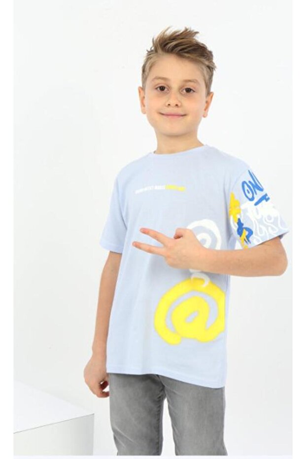 Boy's Question Mark Printed T-Shirt