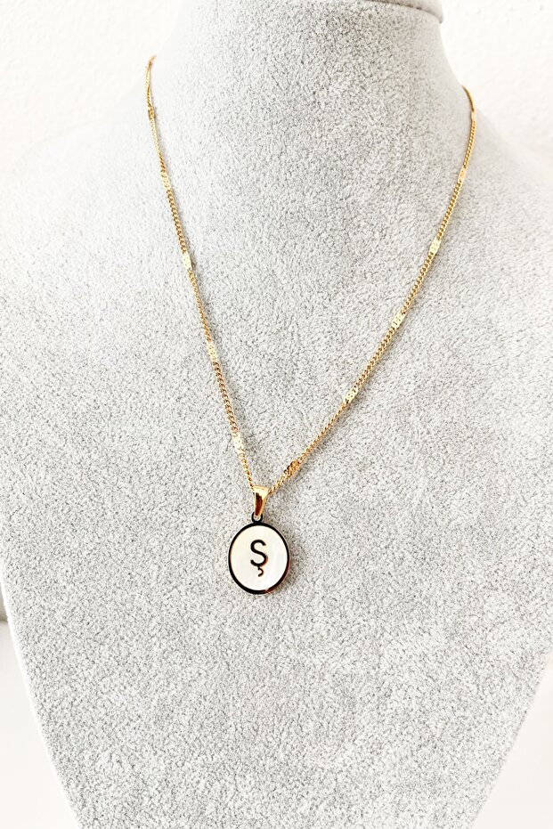 Mineli Ş Harf Kolye - 2