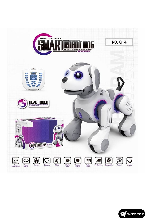 Oyuncak Uzaktan Kumandalı 22 Fonksiyonlu Smart İnteraktif Akıllı Robot Köpek - 4