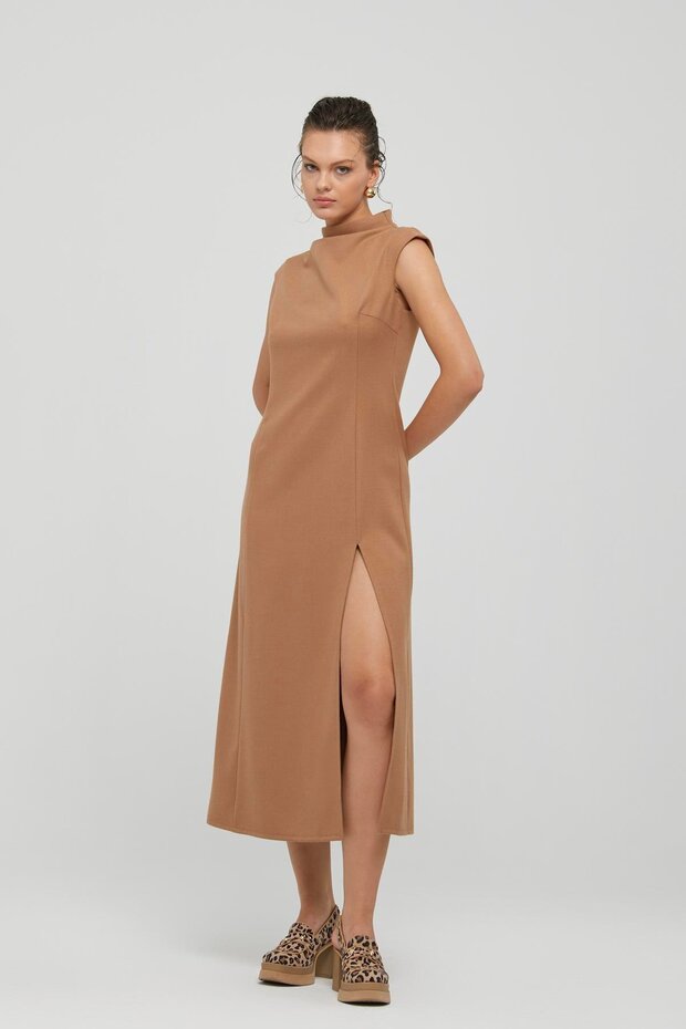 91113 ELBİSE CAMEL - 1