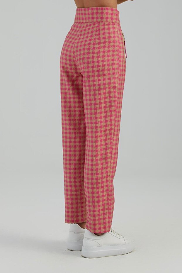 Ekoseli Pantolon - 4