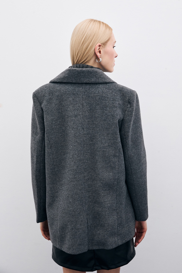 سترة كاجو بأزرار - أسود - 8