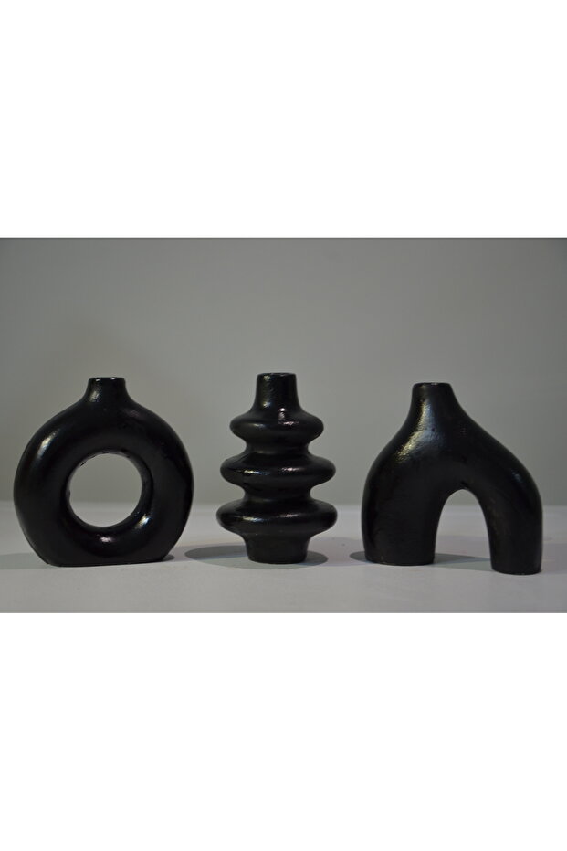 3 Decorative Vases - 1