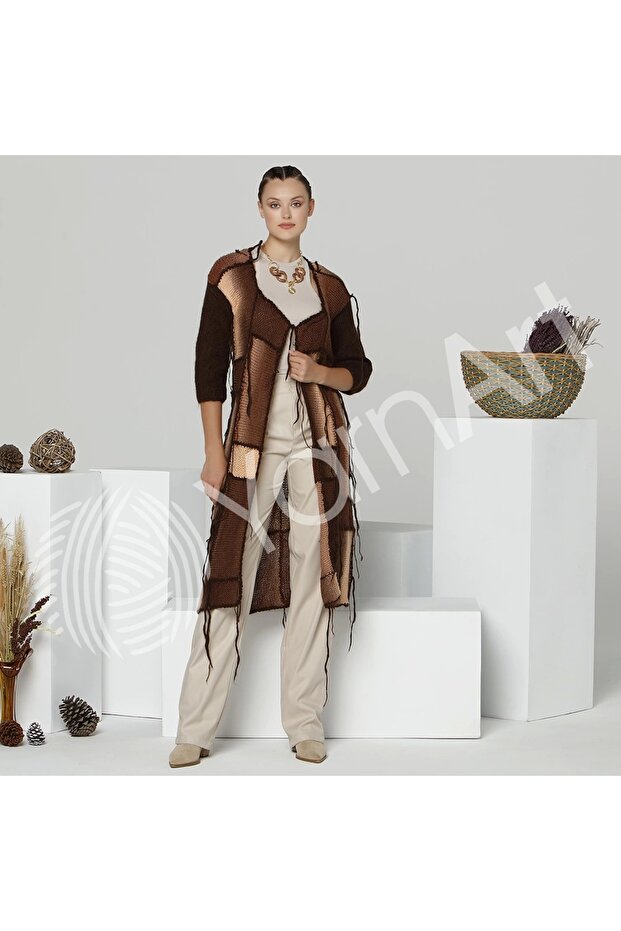 Ambıance Ebruli El Örgü İpi Ebruli-162 - 8