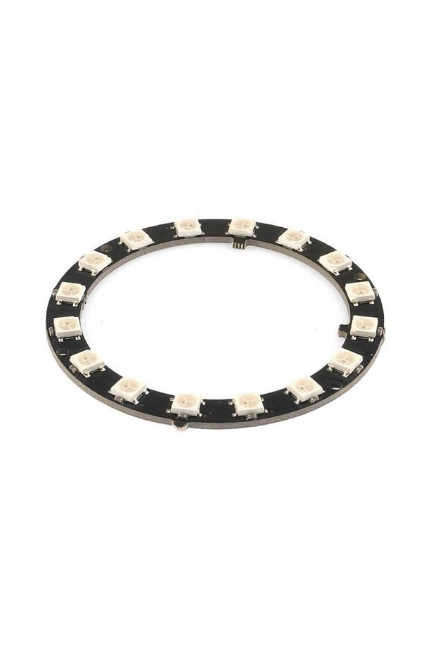 16 Bit NeoPixel Halka Ring WS2812B 5050 Rgb Led Modül 16’lı Dijital Adreslenebilir Lamba Programlan - 7