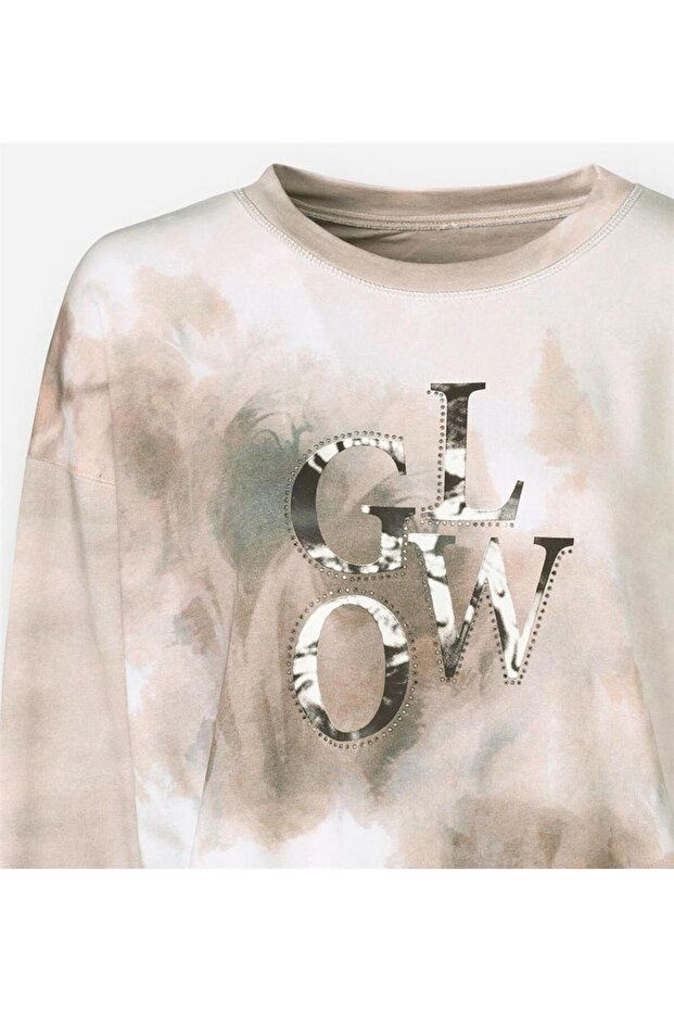 BULALGİY Kadın Kum Sweatshirt - BGA640056 - 3