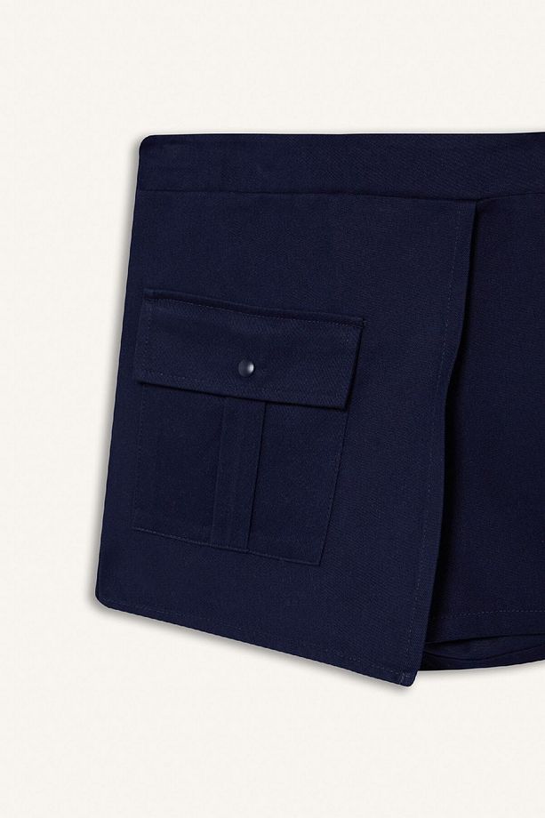 Kız Çocuk Gabardin Cepli Şort Etek D9220a825sp - 8