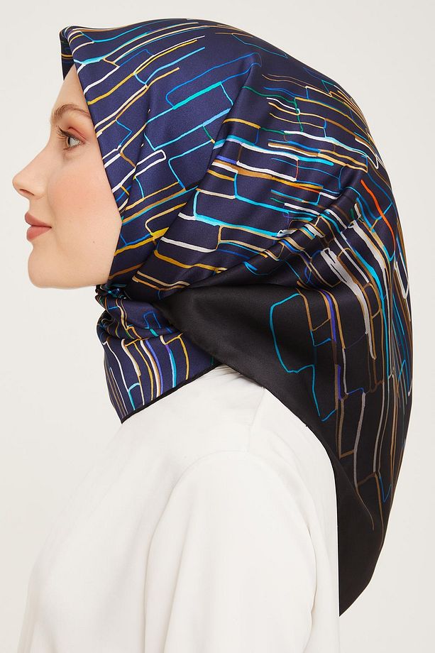 İpek Eşarp 2024 Kış - 9027-51 Twill - 4