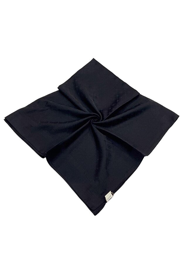 Cotton Eşarp - Siyah 911 - 1