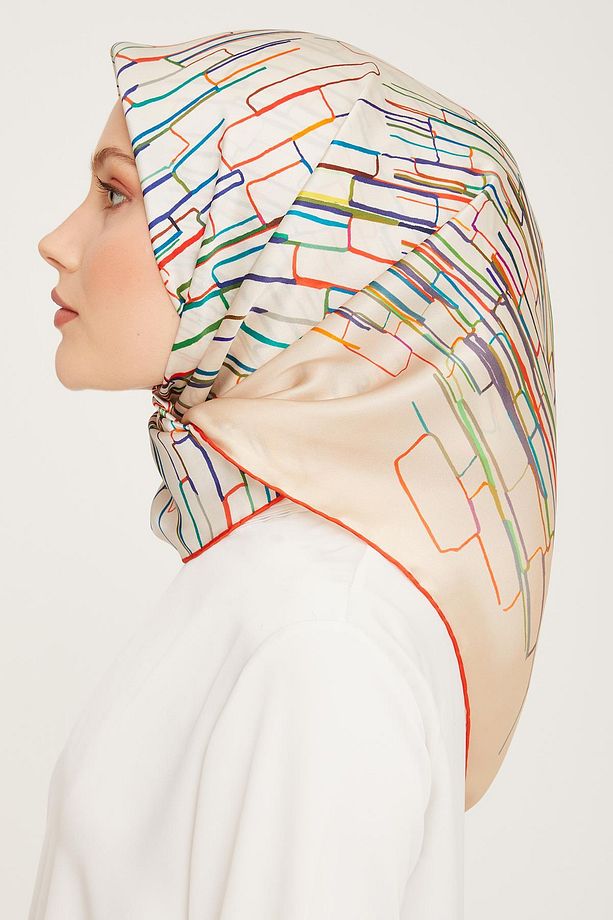 İpek Eşarp 2024 Kış - 9027-32 Twill - 2