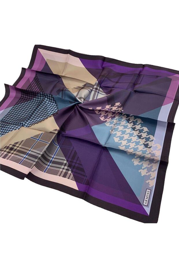 Silk Scarf Nostalgia - 8620-31 Purple Twill