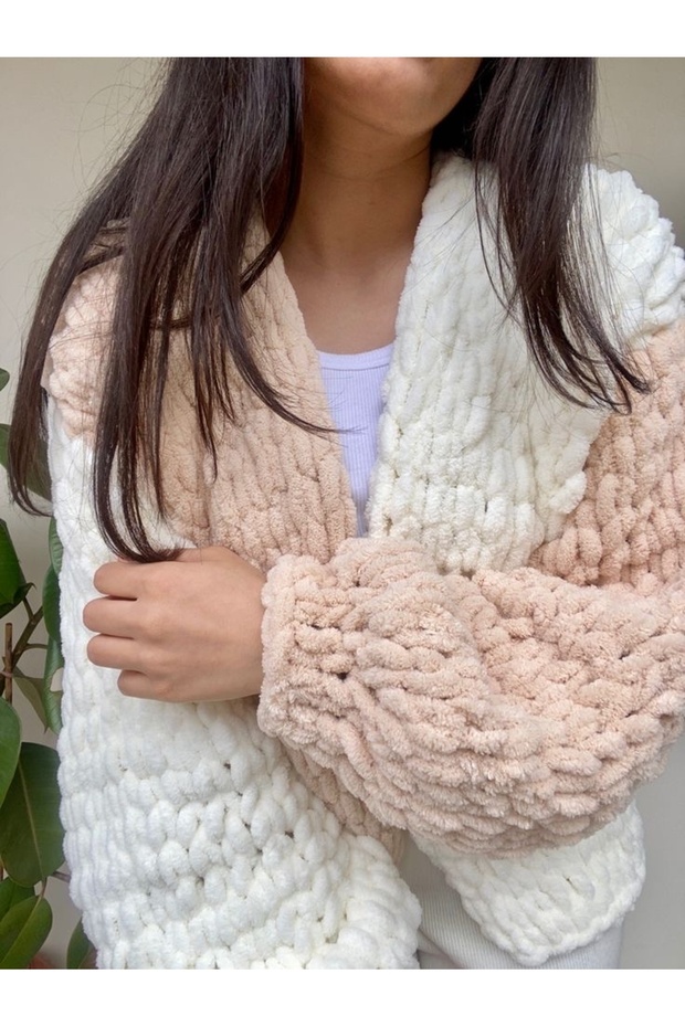 Puffy Peluş Hırka - 2