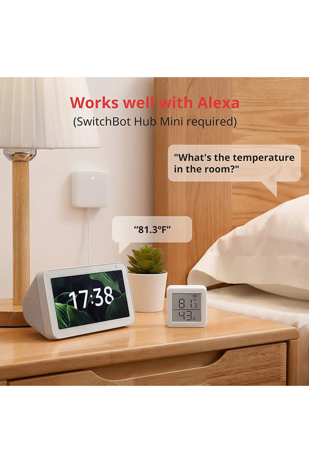 مقياس الرطوبة الذكي ومقياس الحرارة اللاسلكي ومستشعر درجة حرارة الغرفة والرطوبة عبر البلوتوث - 5