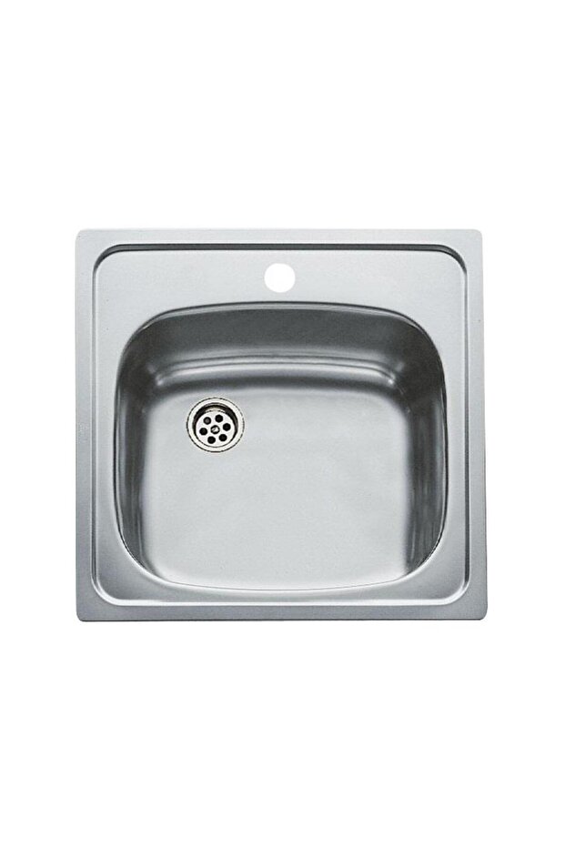 E50 1b 46,5x46,5 Paslanmaz Çelik Evye - 1