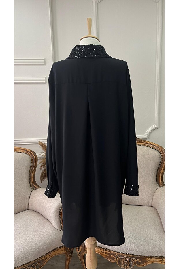 Tesettür Gömlek | Yakası Pullu | Ems - 3