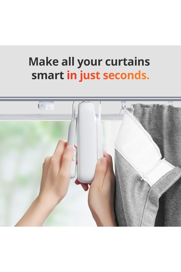 U Rail 3 Smart Automatic Curtain Opener Bluetooth Remote Control with App Timer - 5