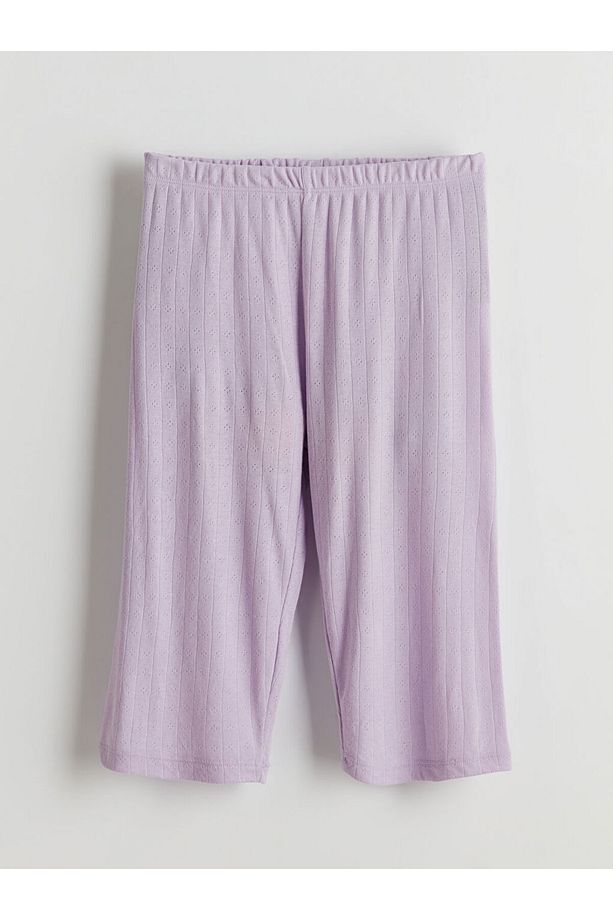 Bisiklet Yaka Kız Çocuk Pijama Takımı - 4