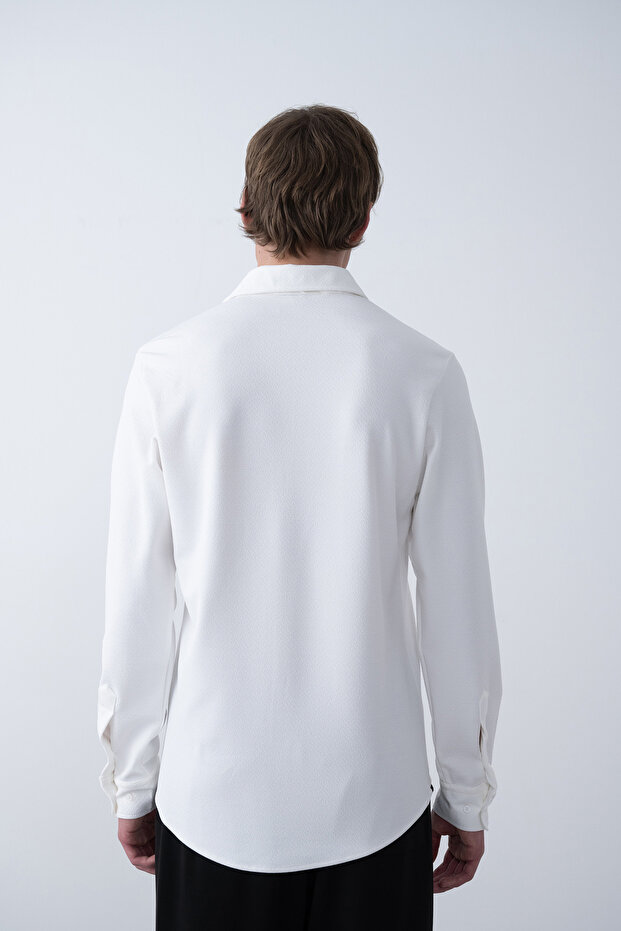 Mevsimlik Oversize Erkek Gömlek - 4