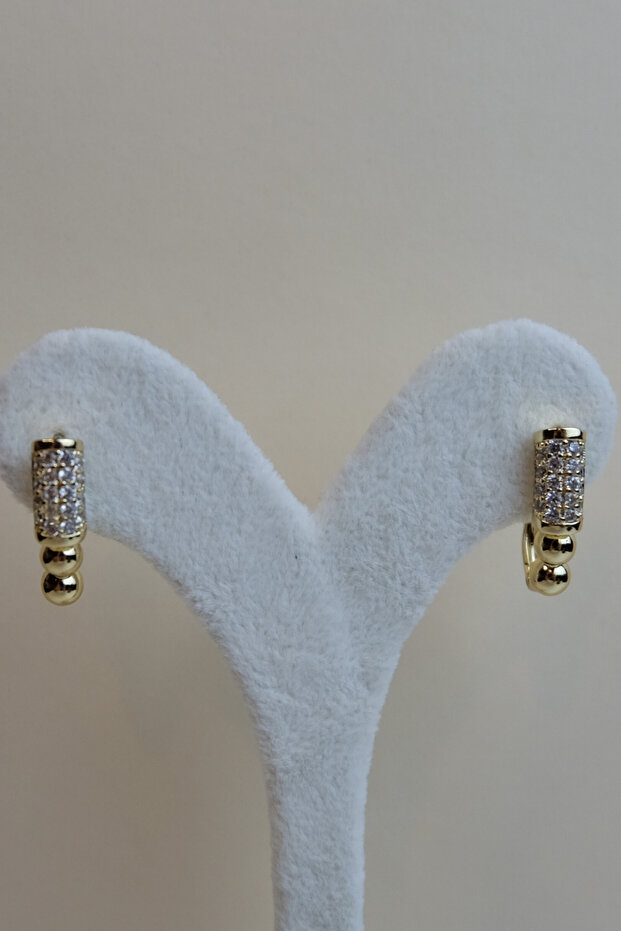 Xuping Thin Elegant Stone Earrings