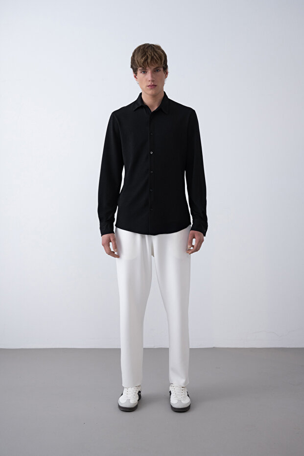 Mevsimlik Oversize Erkek Gömlek - 3