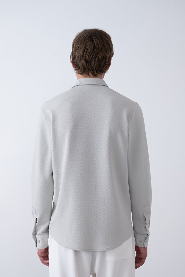 Mevsimlik Oversize Erkek Gömlek - 4