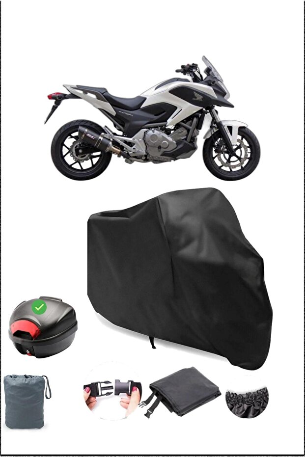 Black Honda Nc 700 S Waterproof Durable Motorcycle Cover