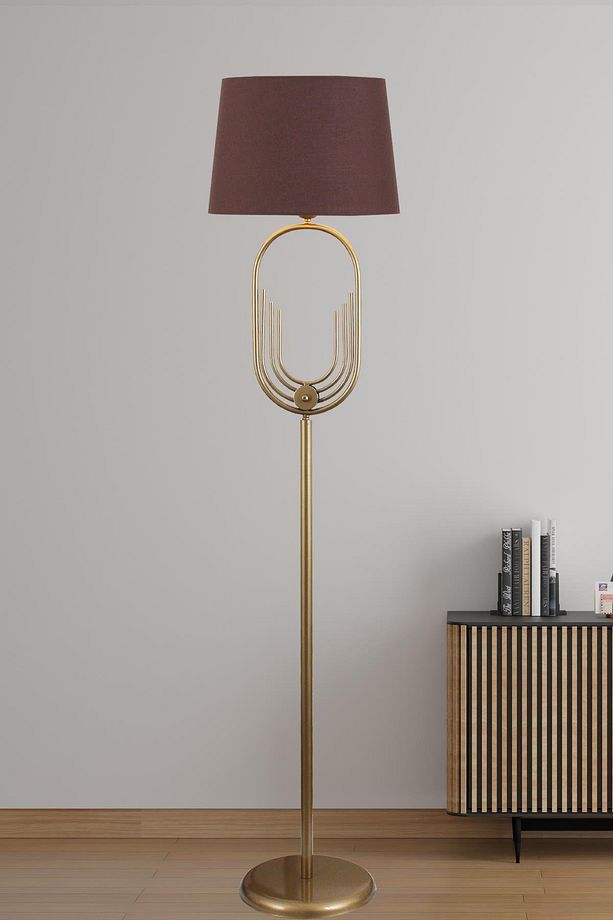 Royal Tekli Eskitme Lambader Koyu Kahve Şapka  Modern , Oturma Odası ,Yatak Odası , Salon Lambader - 1