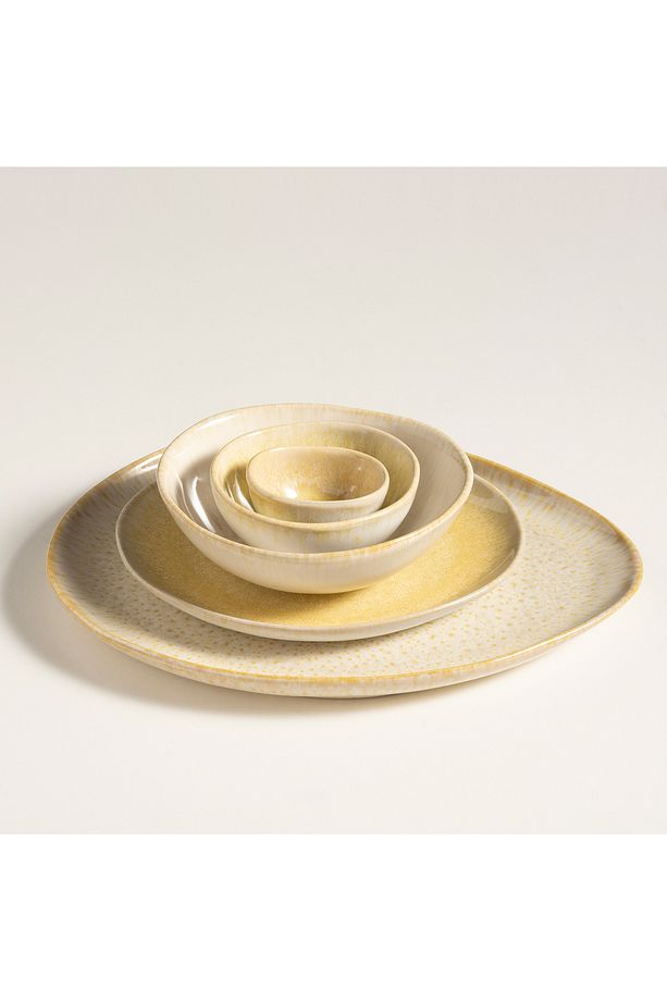 Fonte Stoneware Pasta Tabağı 22x17.4x2.5 Cm Sarı - 5