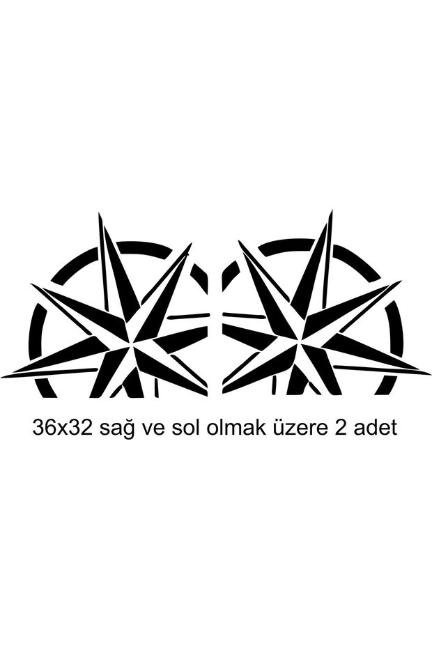ملصق سيارة نصف بوصلة مينيوبوس (32 × 36 سم)