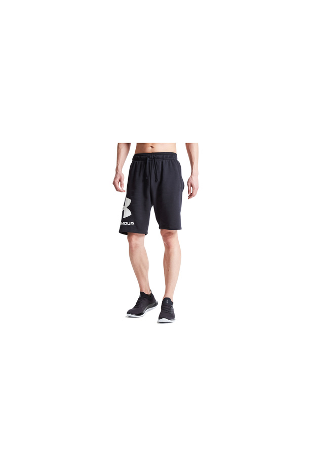 Men's Ua Rival Fleece Big Logo Shorts 1357118 -001