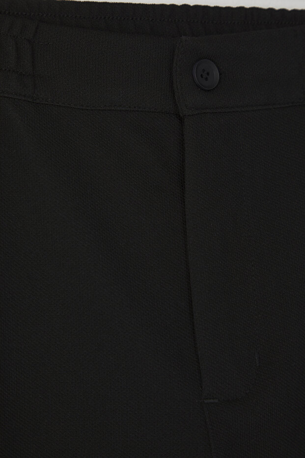 Büyük Beden Straith Fit Rahat Örme Pantolon TMNSS25AR00003 - 4