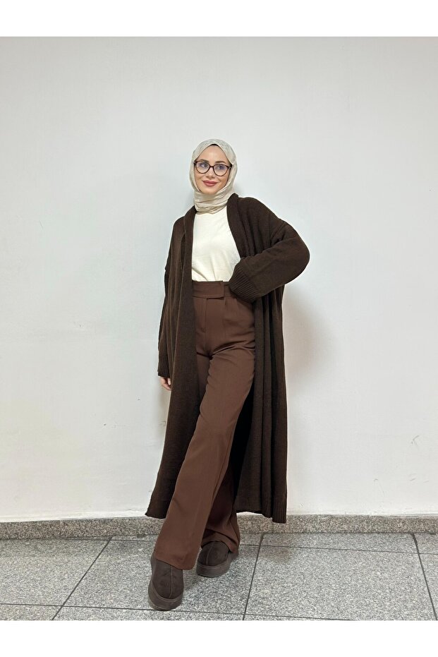 Shawl Collar Long Cardigan