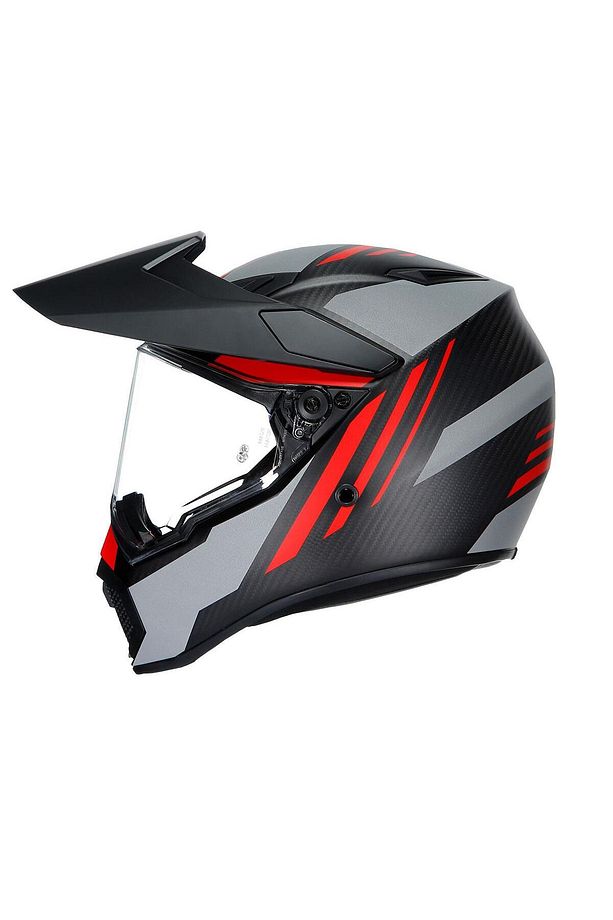 Kask/ax-9 Multı Plk Refractıve Adv Matt Carbon/red - 5
