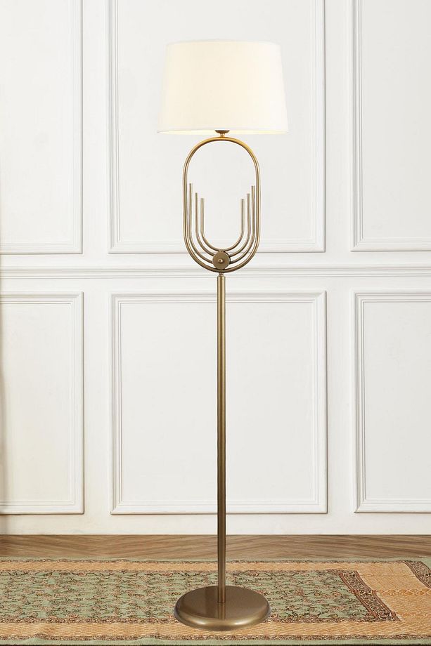 Royal Tekli Eskitme Lambader Krem Şapka  Modern , Oturma Odası ,Yatak Odası , Salon Lambader - 3