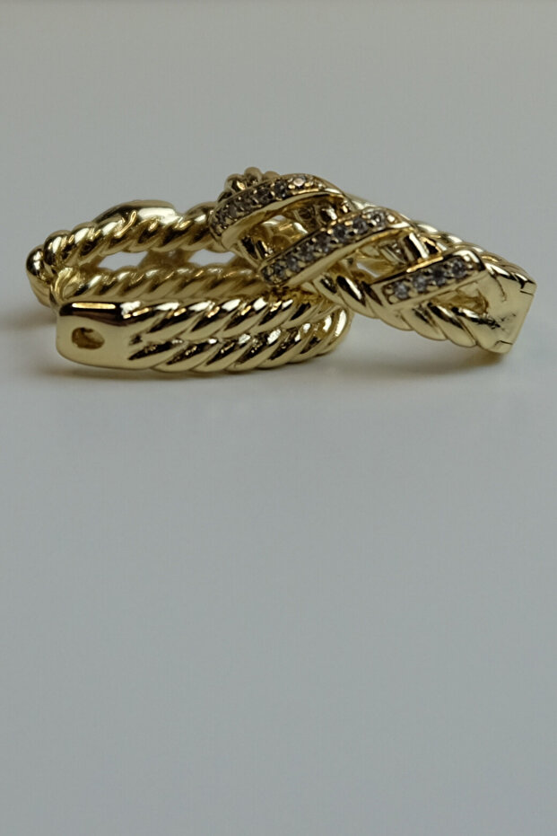 Xuping Twisted Stone Earrings
