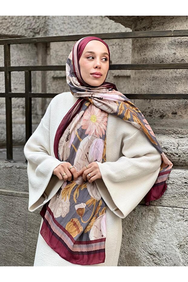 Margarit Desen Bambu Şal - 3