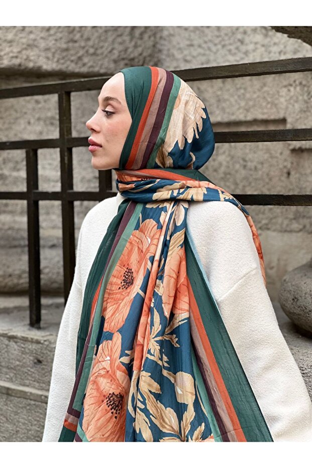 Margarit Desen Bambu Şal - 3