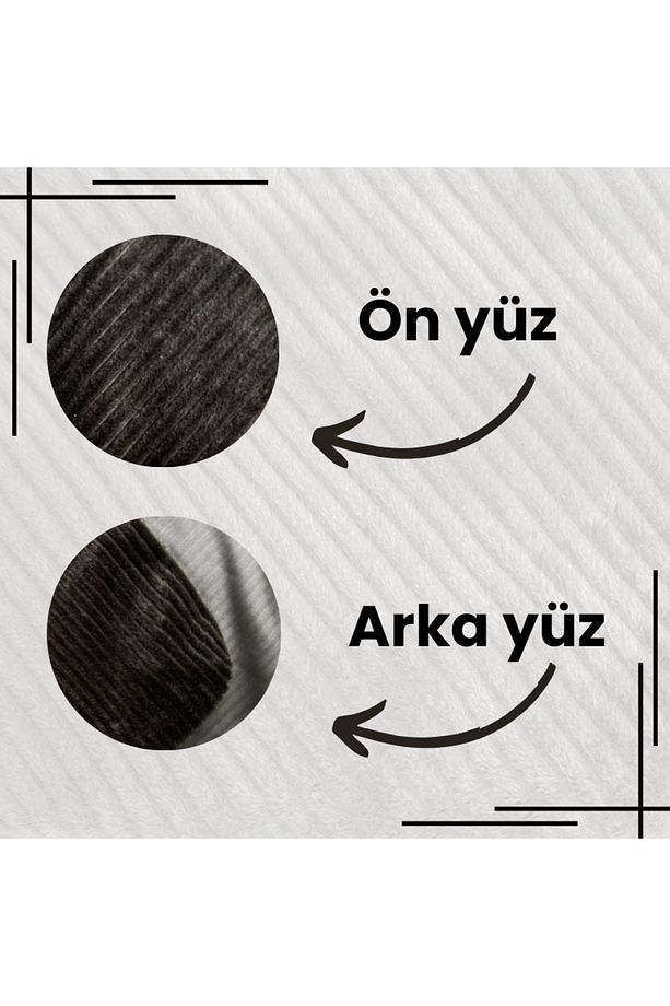 Fitilli Kadife Döşemelik Kahve Kumaş Koltuk, Berjer, Kırlent Için Döşemelik Kumaşı Oekoteks100 - 5