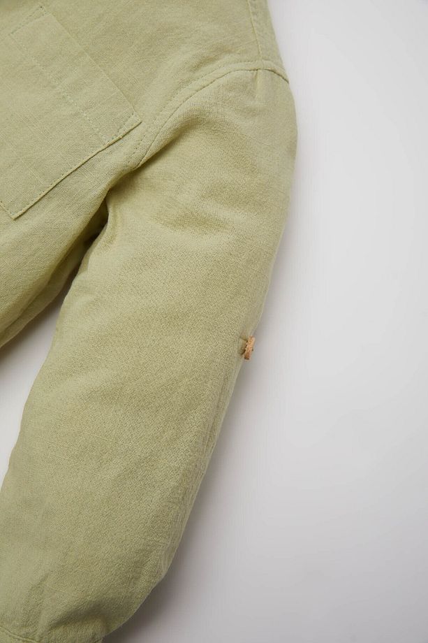 Erkek Bebek Flamlı Poplin Uzun Kollu Basic Düz Gömlek E0283a525sp - 3