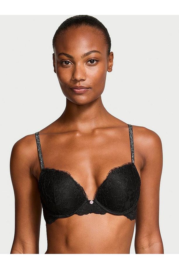 Twinkle Askılı Dantelli Push-Up Sütyen - 1
